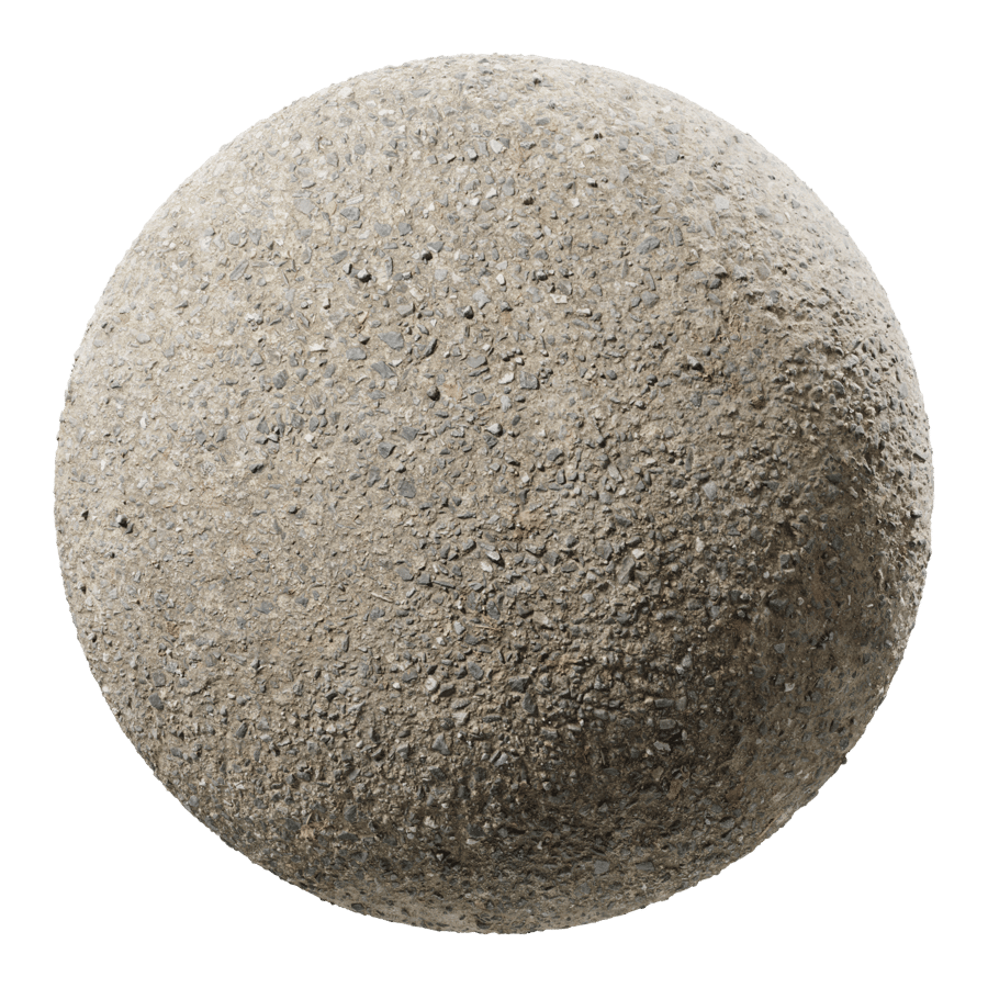 Damaged Aggregate Asphalt Texture