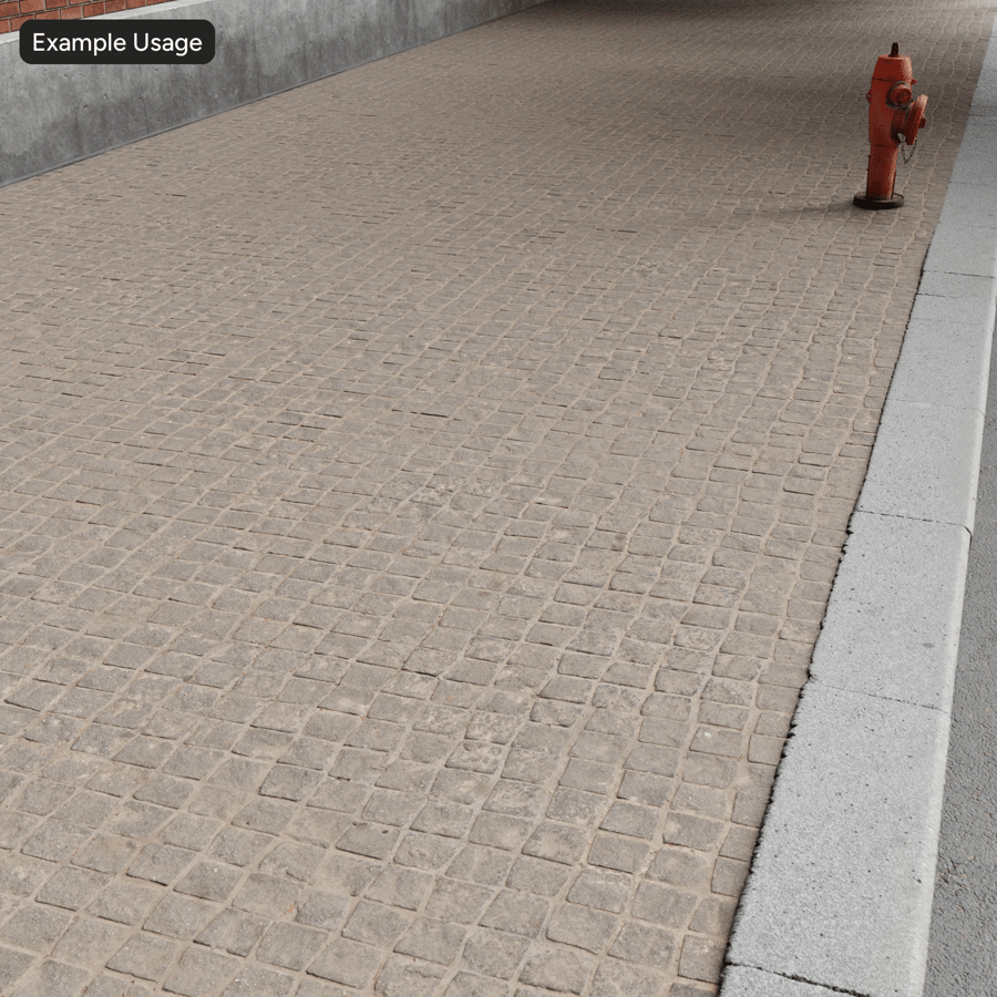 Textura opotřebované dlažby