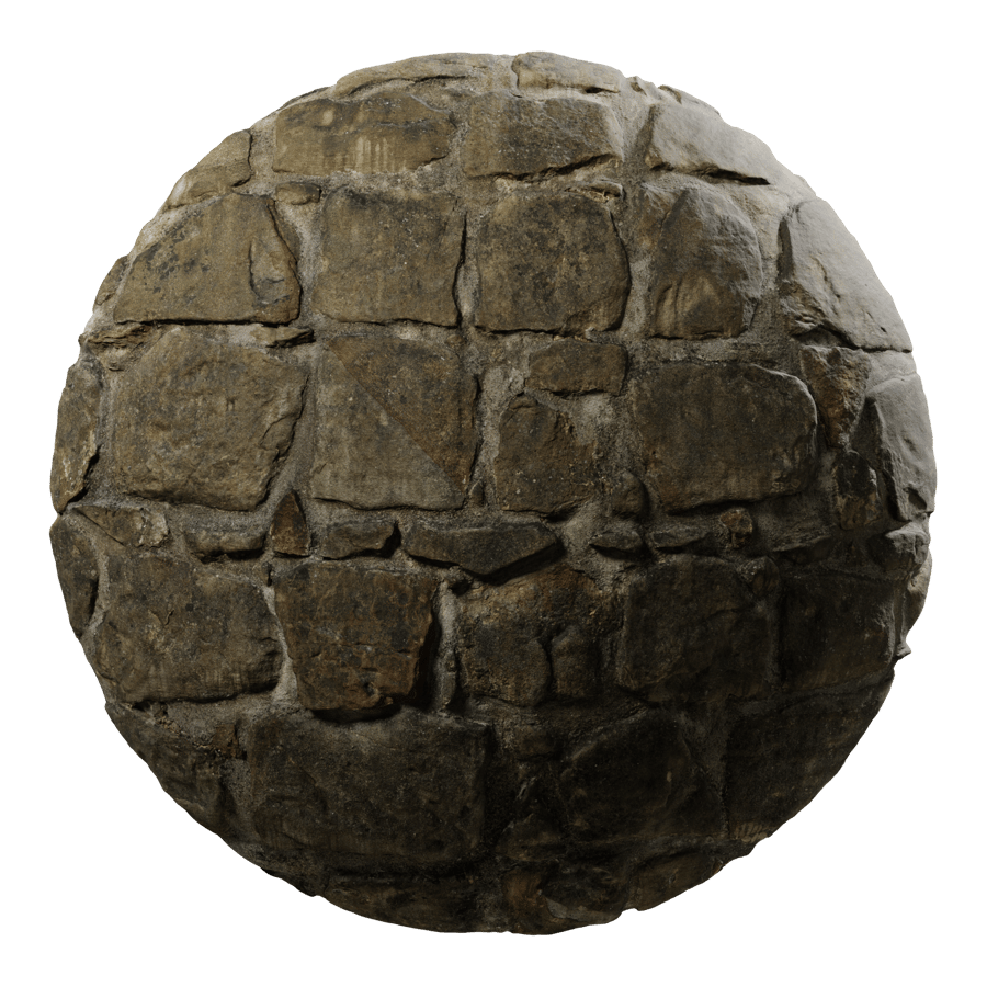Old Rubble Stone Wall Texture