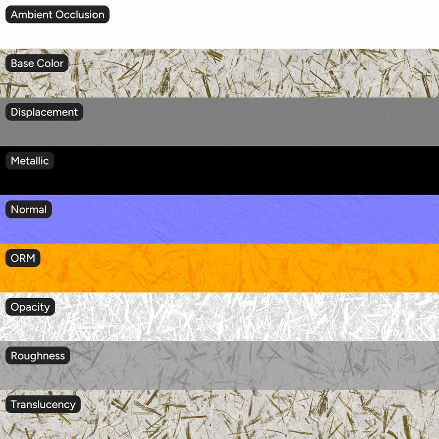 Thai Lemongrass Paper Texture