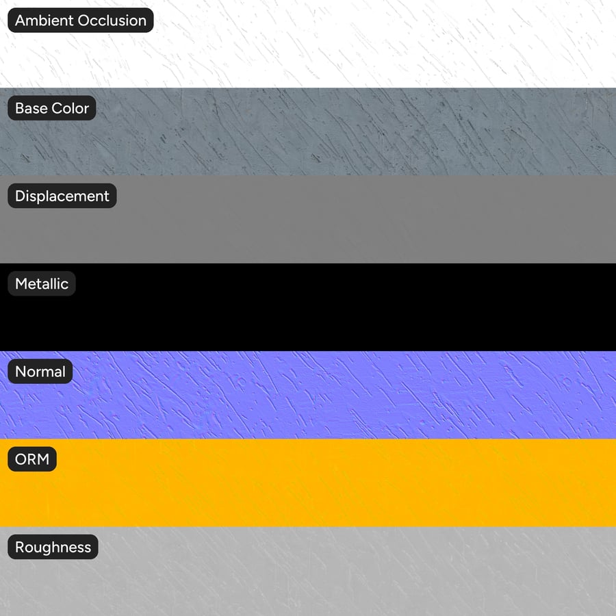Tekstur Dinding Plester Tergores, Biru
