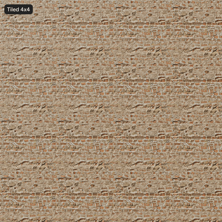Alte verputzte Laufziegelwand Textur, rot