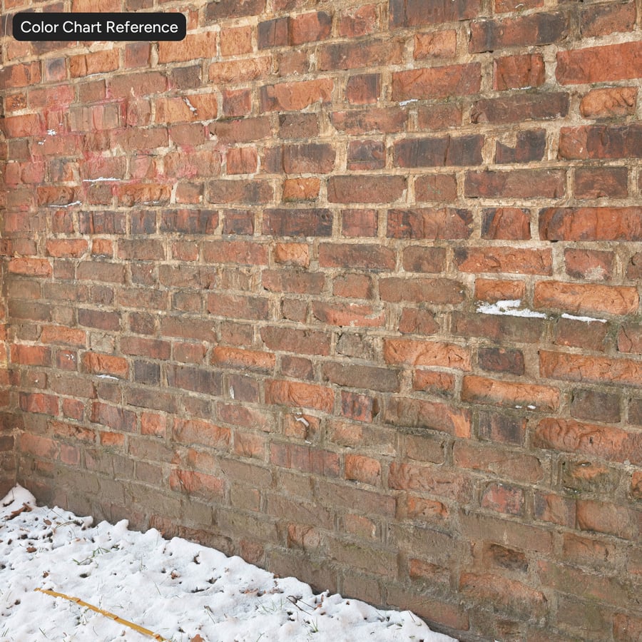 Old Flemish Bond Brick Wall Texture, röd
