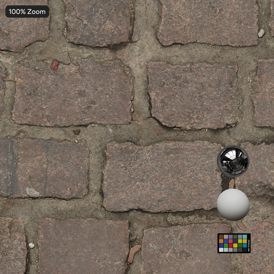 Dirty Ορθογώνια Cobblestone Paver υφή