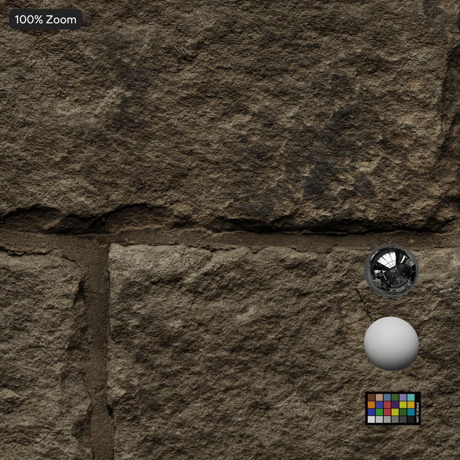 Old English Bond Stone Block Wall Texture