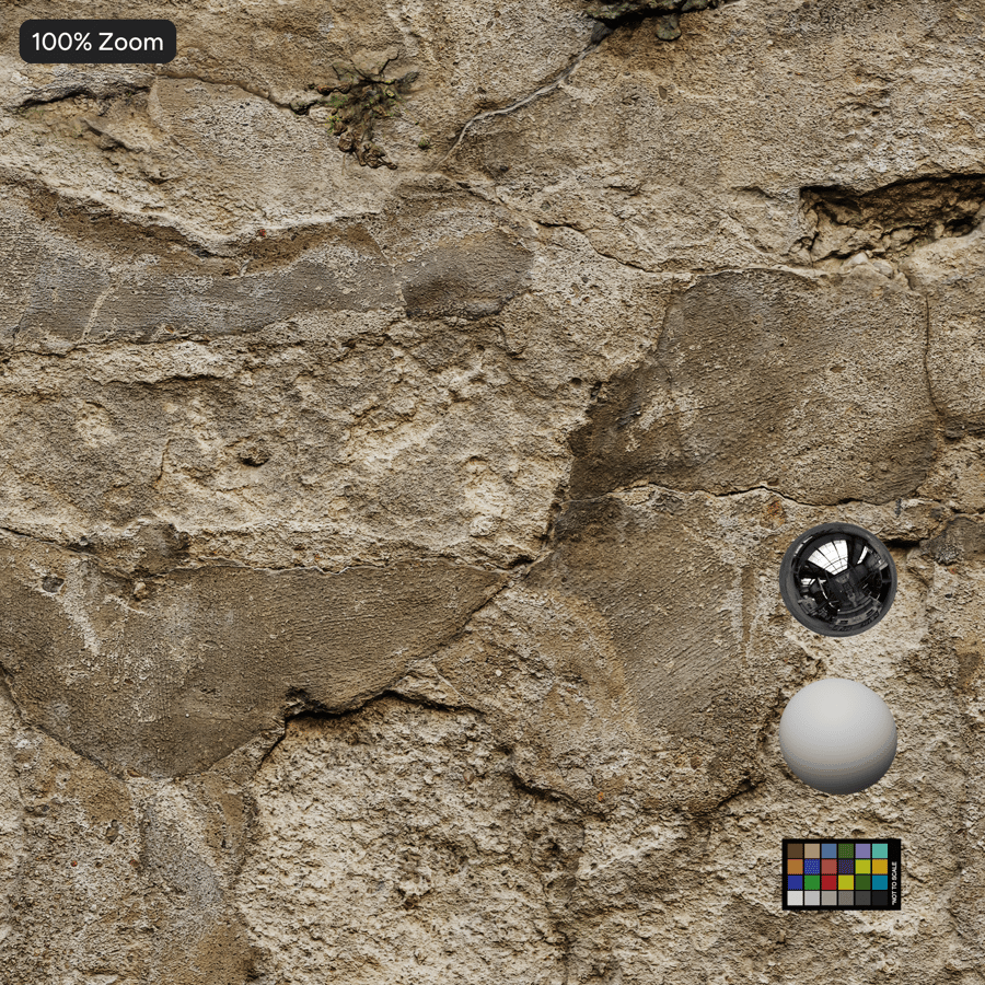 Bloco de pedra muito desgastado com textura de parede de ervas daninhas