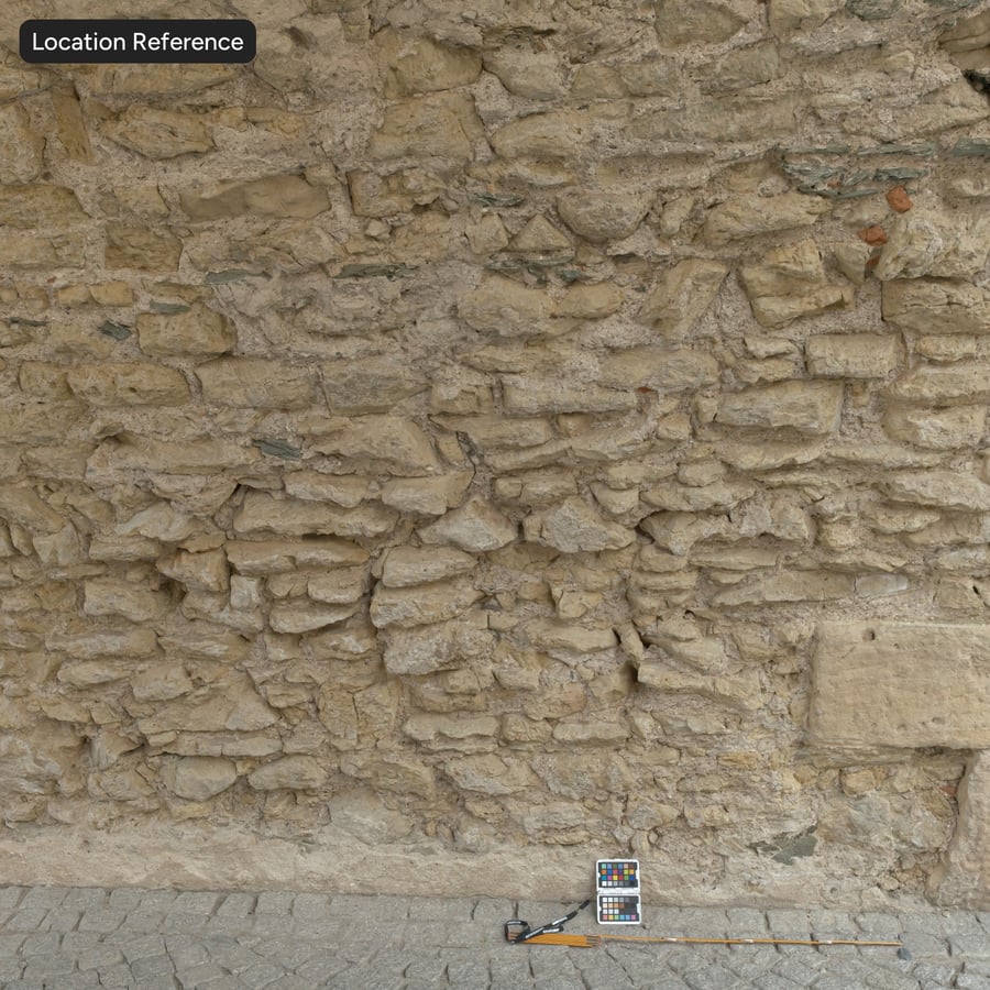 Gammal Roughness Rubble Stone Wall Texture
