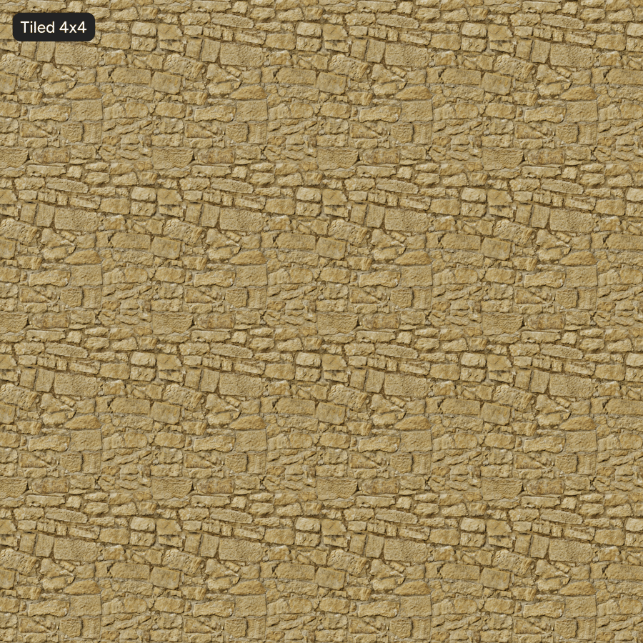 Mossy Rubble Sand Stone Väggtextur