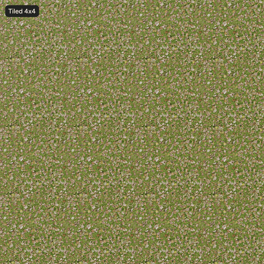 Texture des feuilles sur l'herbe