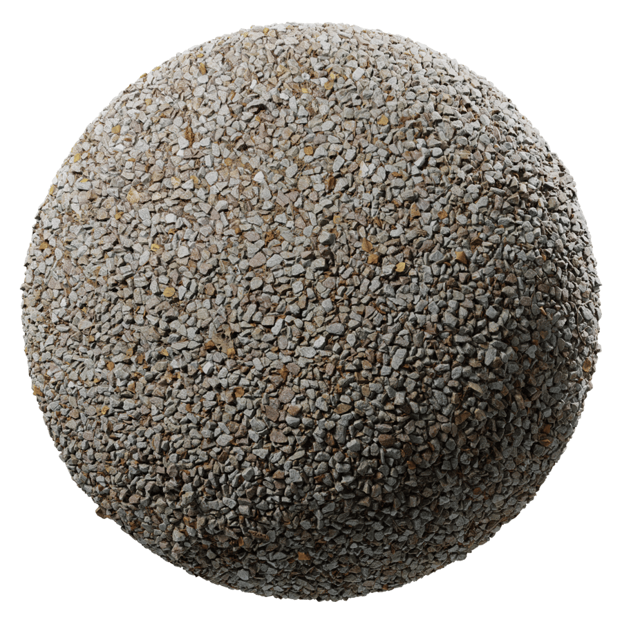 Mixed Patchy Leaves on Gravel Texture