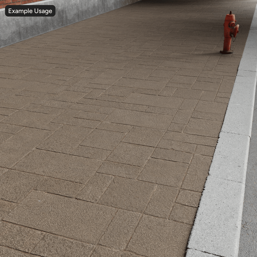 Dirty Hopscotch Stone Paver Texture