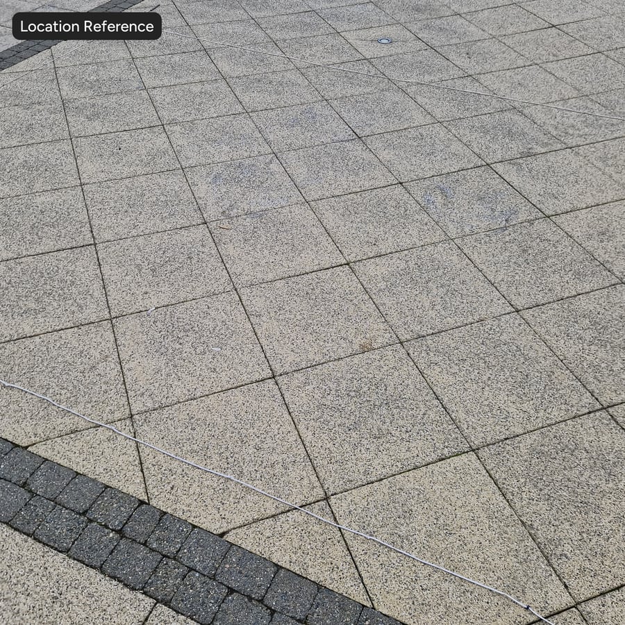 Worn Aggregate Stone Sidewalk Texture