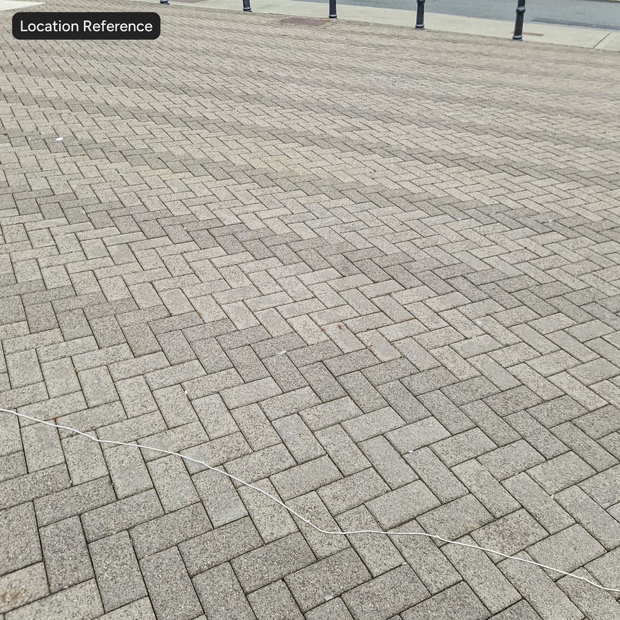 Aggregate Herringbone Concrete Paver Texture