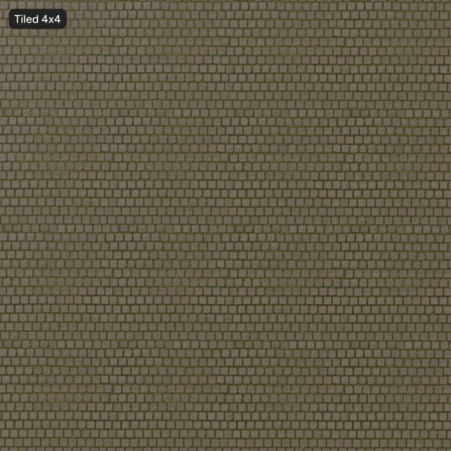 Texture acciottolato muschiato