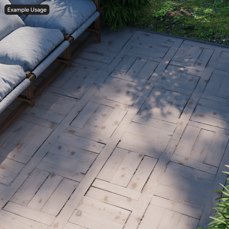 Texture du parquet en chêne recyclé