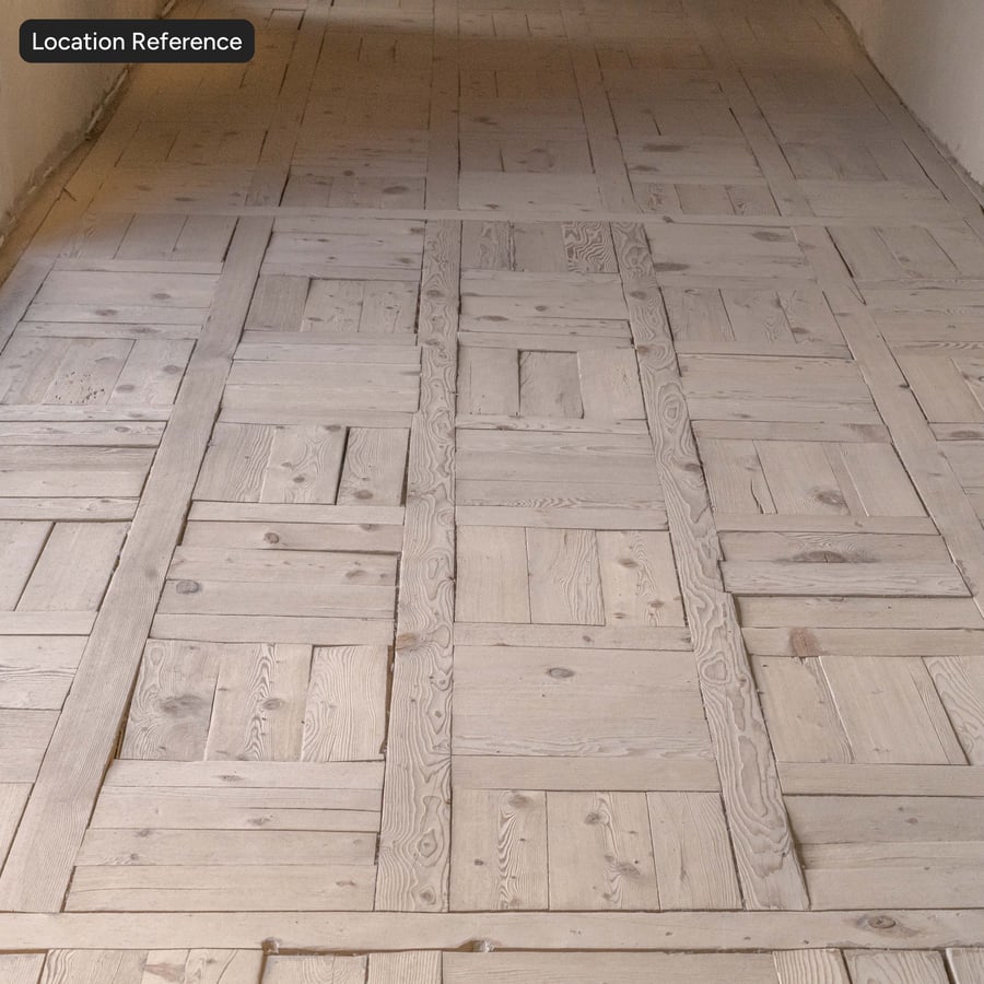 Texture du parquet en chêne recyclé