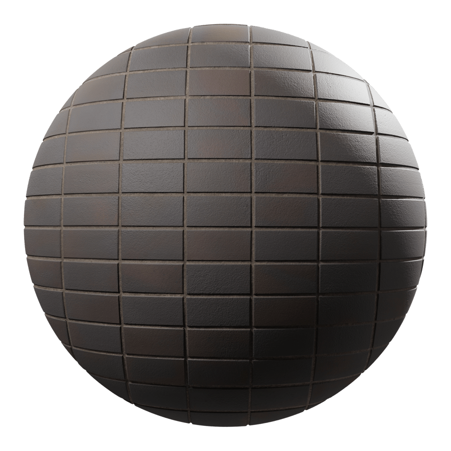 Rectangular Matte Stone Tile Texture, Brown
