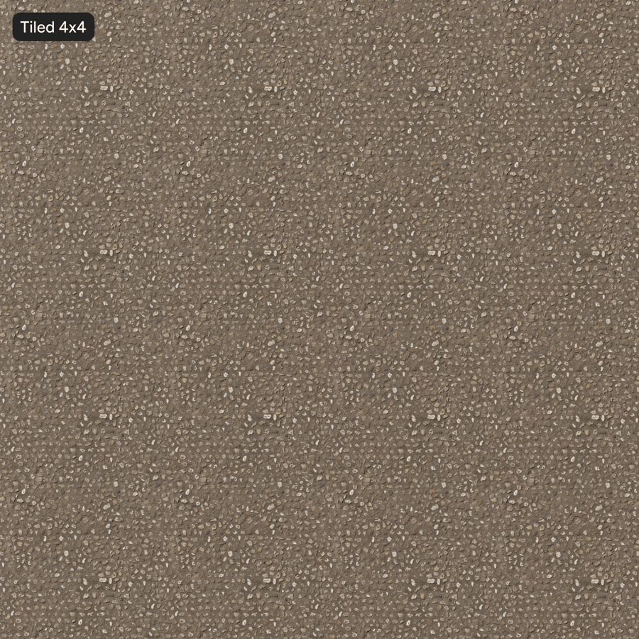 Worn Cobblestone with Gravel Paver Texture