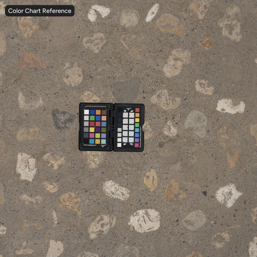 Worn Cobblestone with Gravel Paver Texture