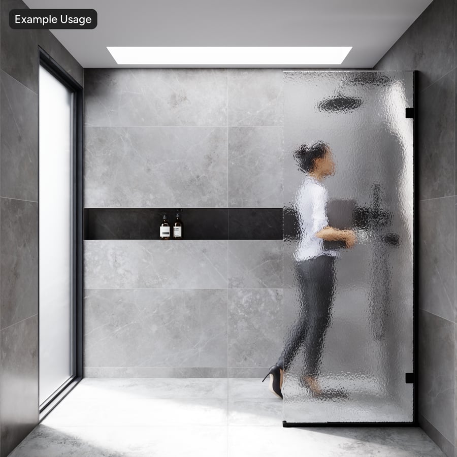 Texture decorativa in vetro con motivo a increspature d'acqua
