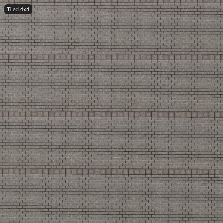Mossy Running Block Stone Paver Texture