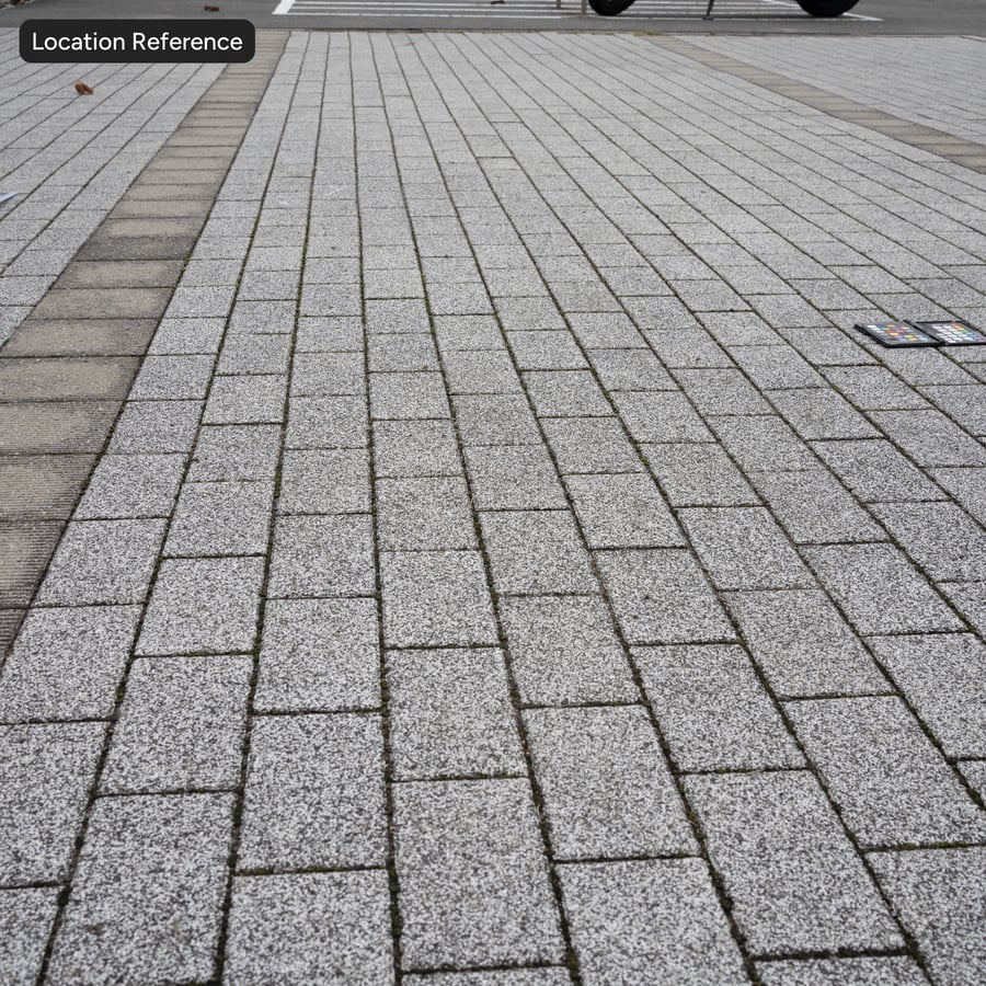 Mossy Running Block Stone Paver Texture