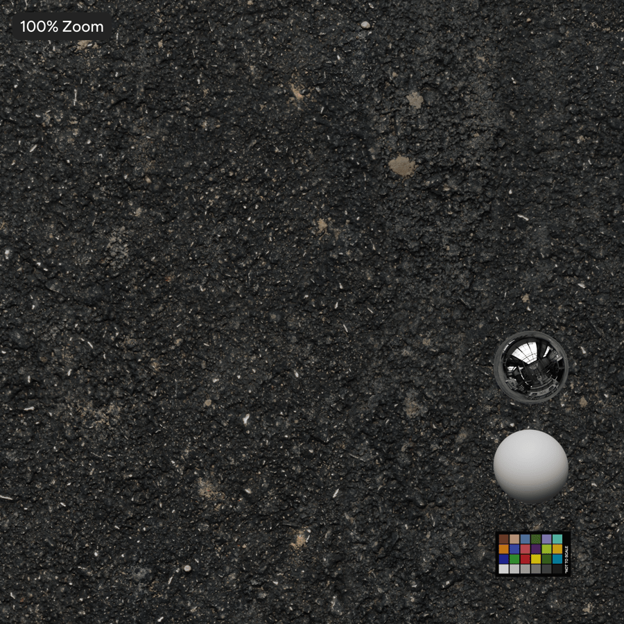 Worn Asphalt Road Texture