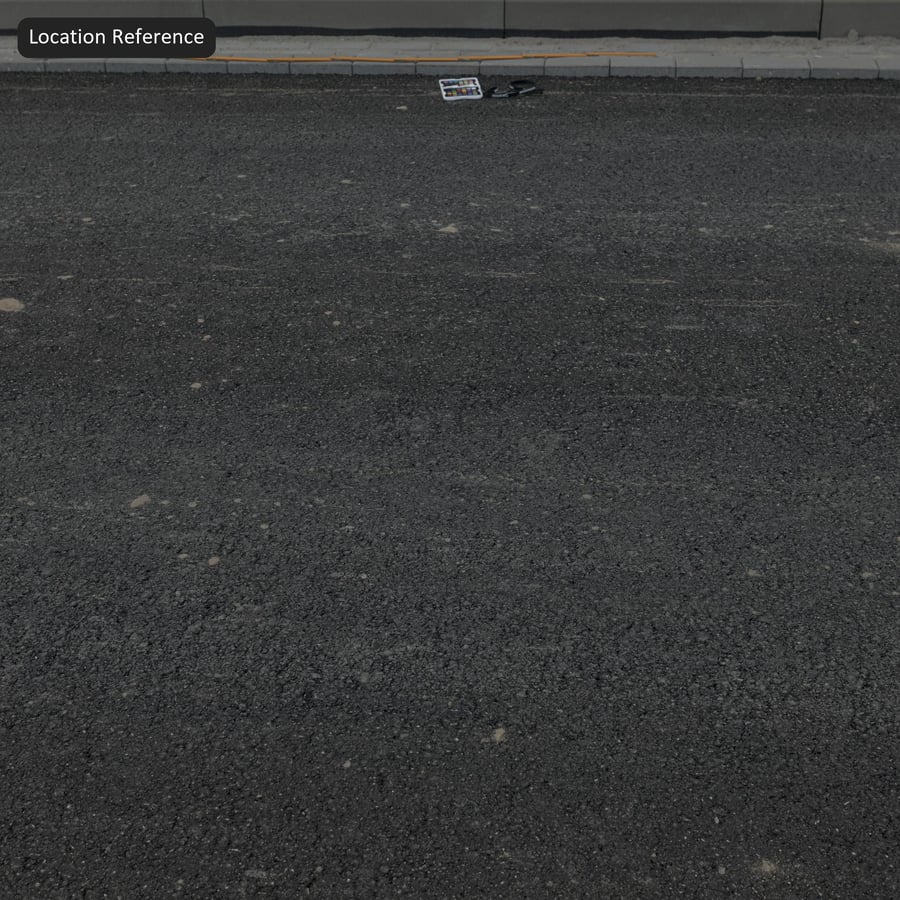 Worn Asphalt Road Texture