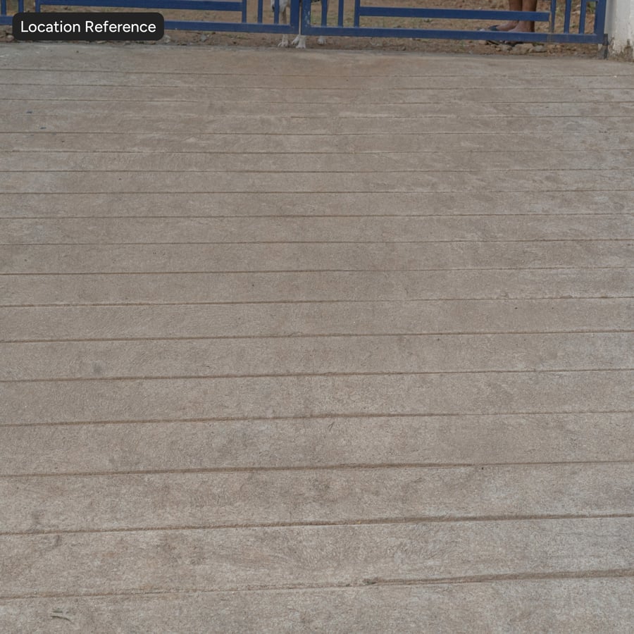 Gerillter Beton Gehweg Textur, Tan