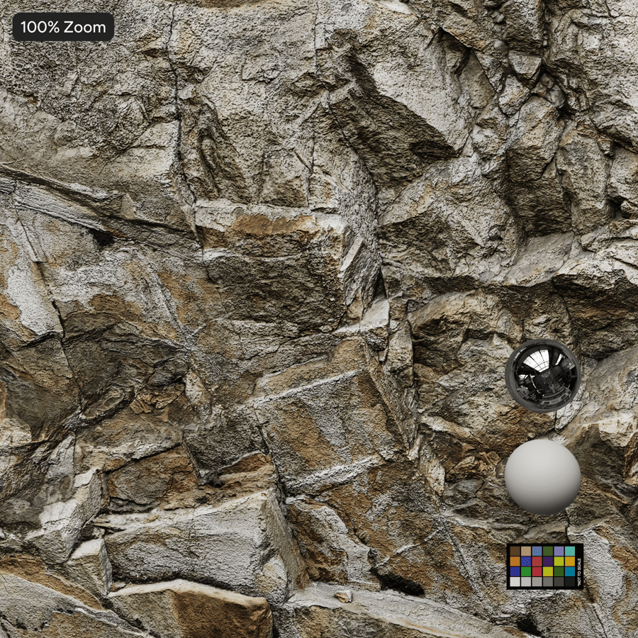 Texture di roccia frastagliata