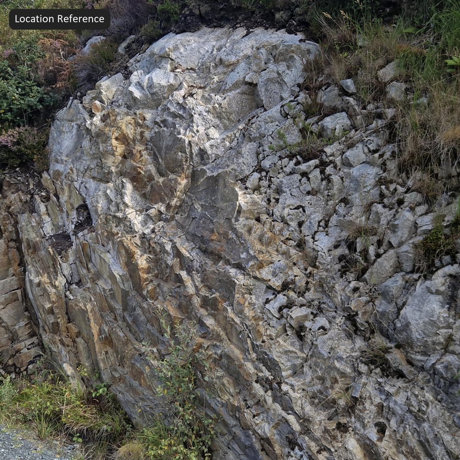 Texture di roccia frastagliata