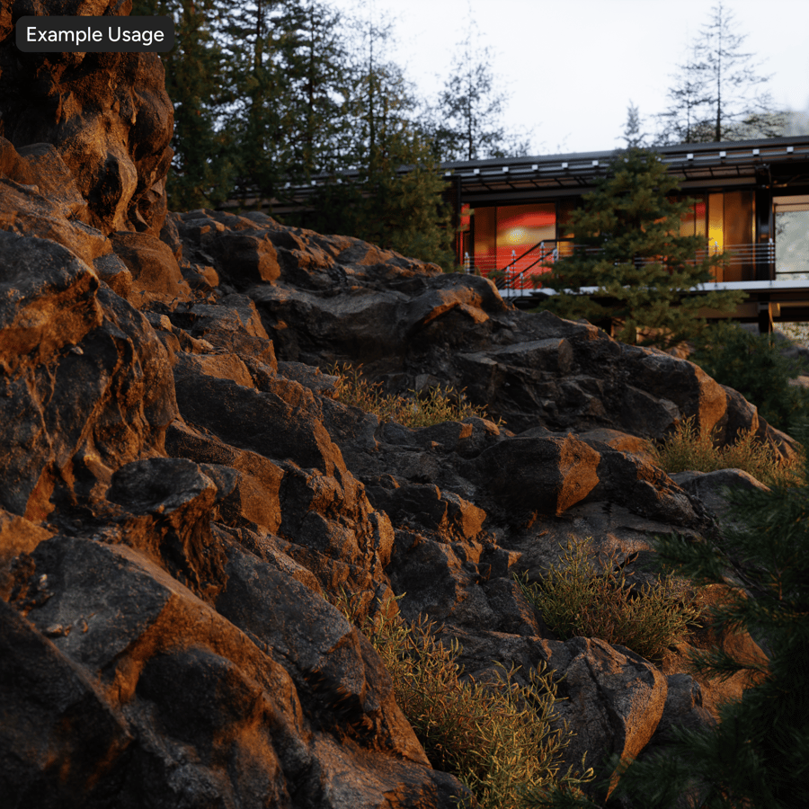Jagged Cliff Rock Texture