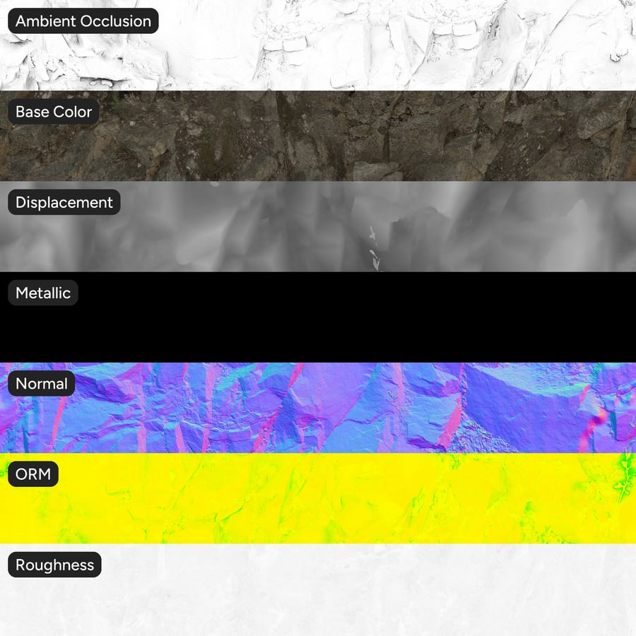 Jagged Cliff Rock Texture
