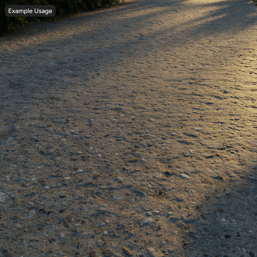 Textura de suelo de hormigón erosionado