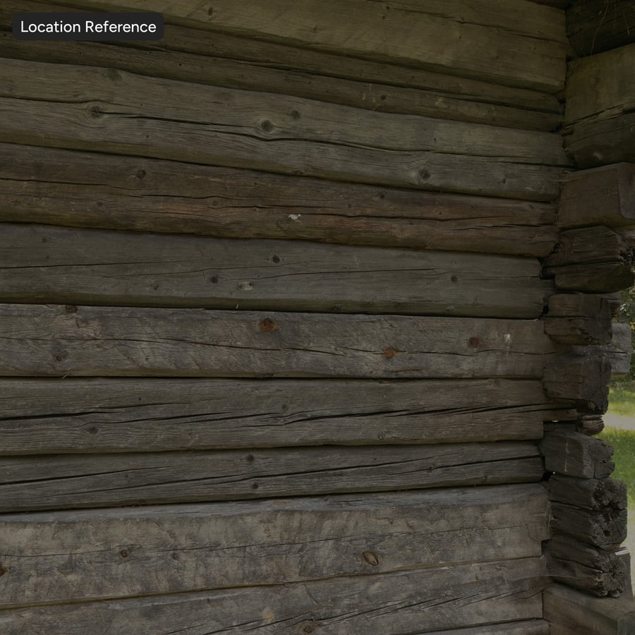 Texture per pareti con rivestimento in tronchi di legno usurati