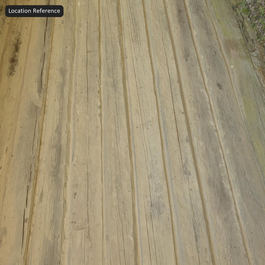 Worn Wood Log Siding Wall Texture, Oak
