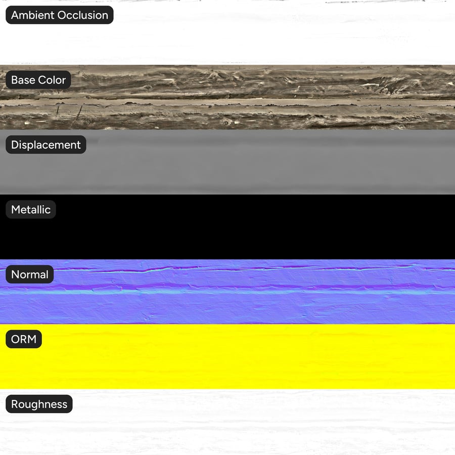 Textura de parede de madeira rústica Rough Hewn
