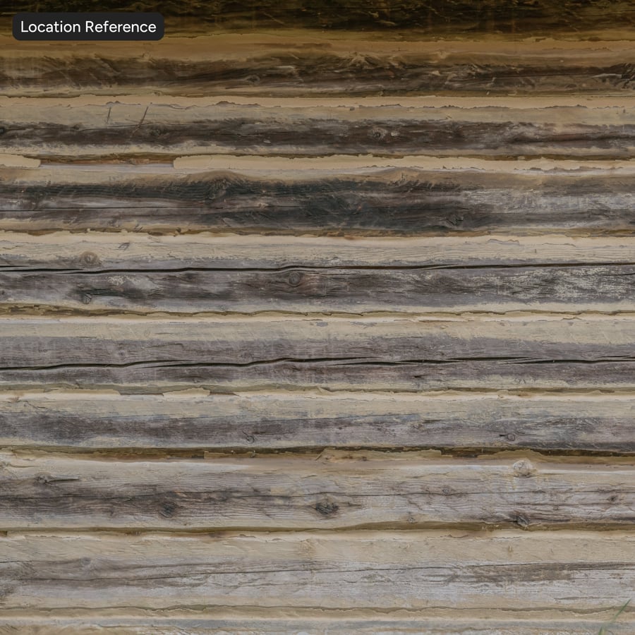 Textura de parede de madeira rústica Rough Hewn