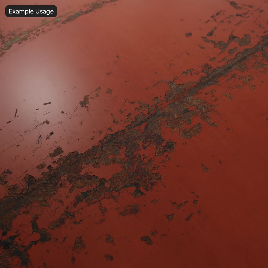 Textura de calcomanía de óxido, marrón rojizo