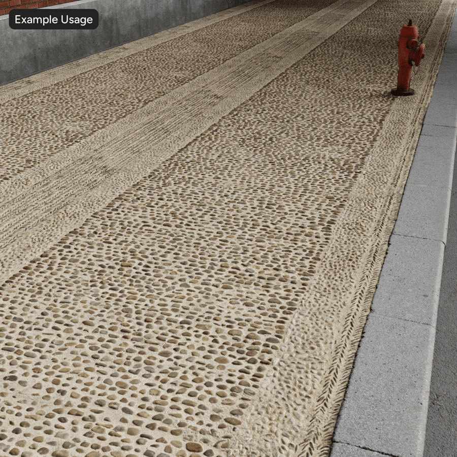 Mixed Decorative Cobblestone Texture