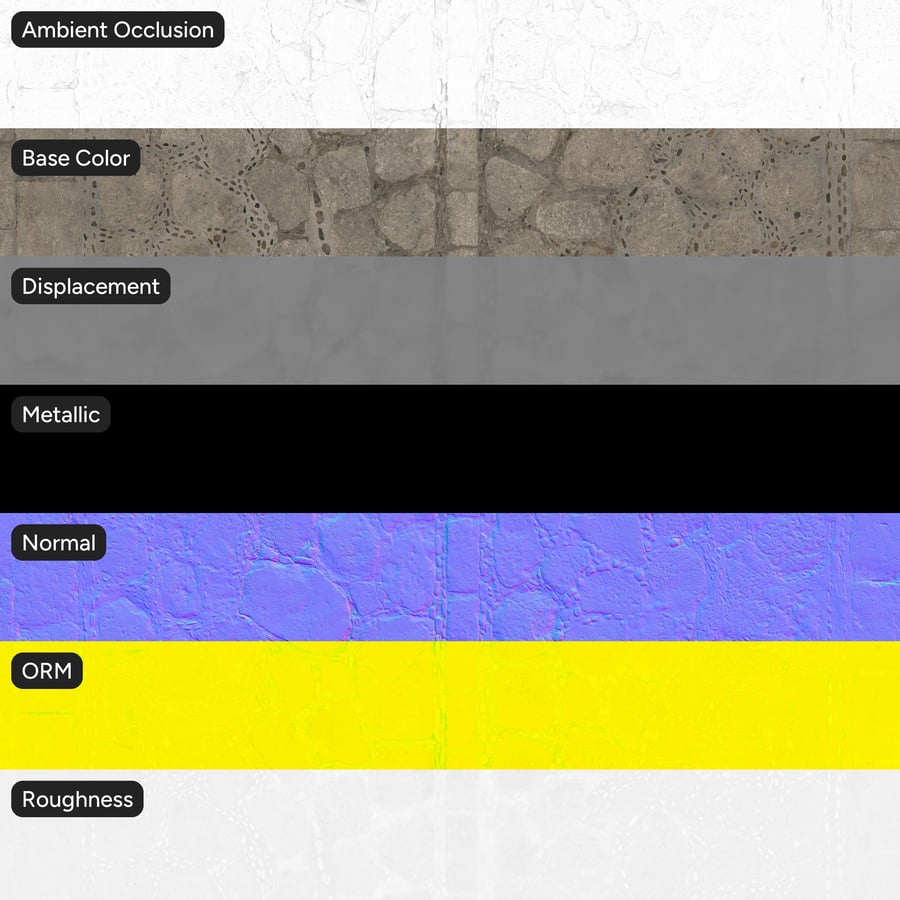Vieille texture mixte de pavés