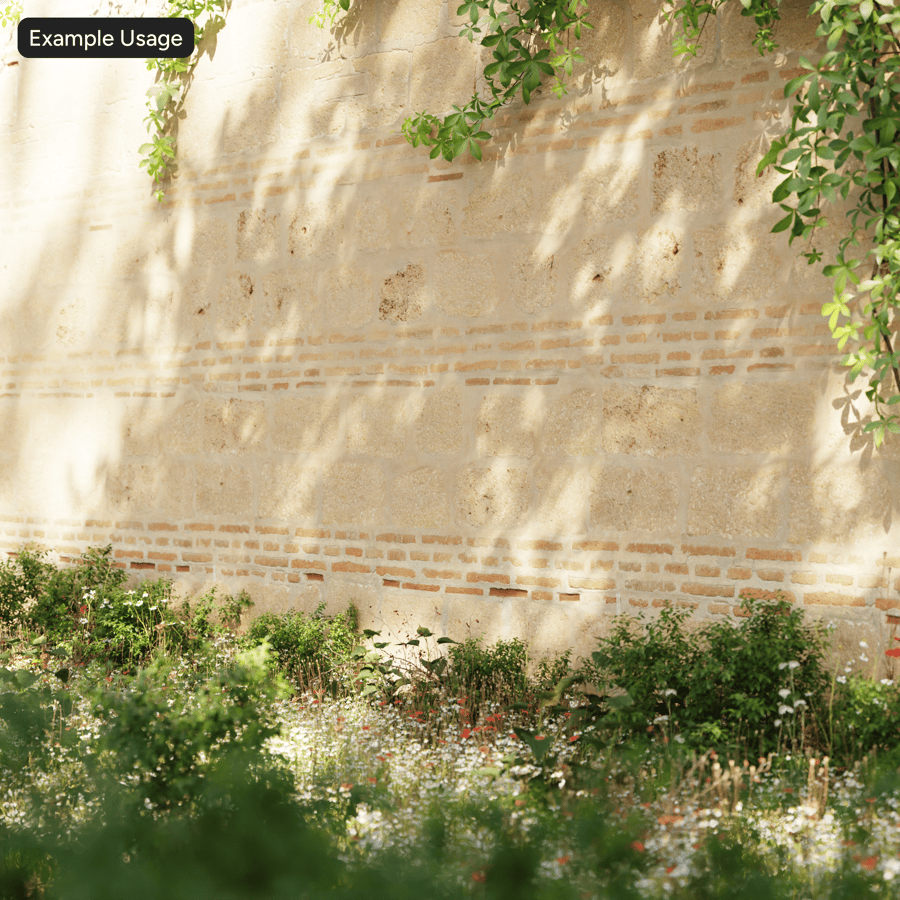 Old Stone and Brick Wall Texture