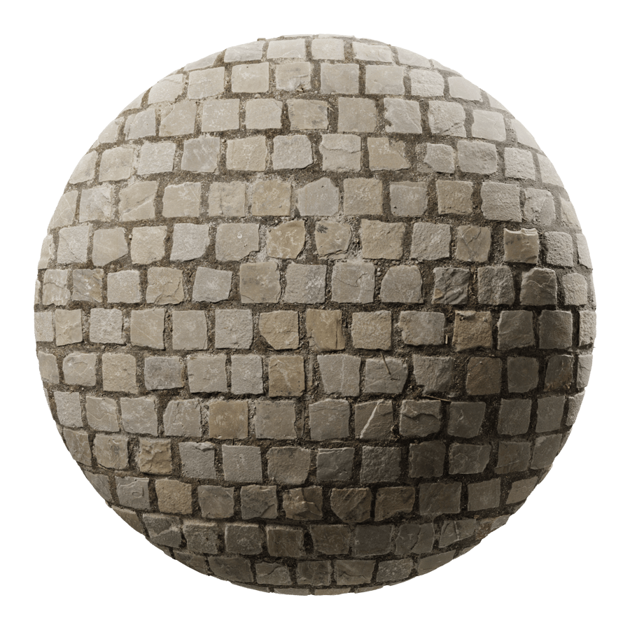 Textura de adoquines desgastados
