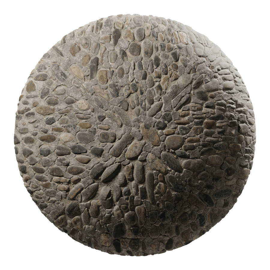 Decorative Cross Cobblestone Texture
