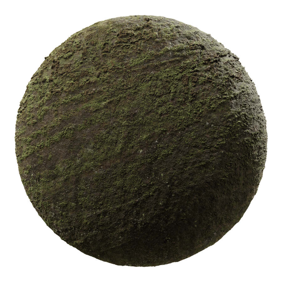 Mossy Cliff Rock Texture