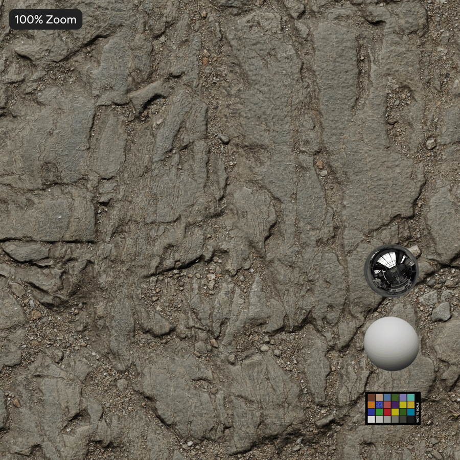 Texture d'une grosse pierre sur un sol en terre battue