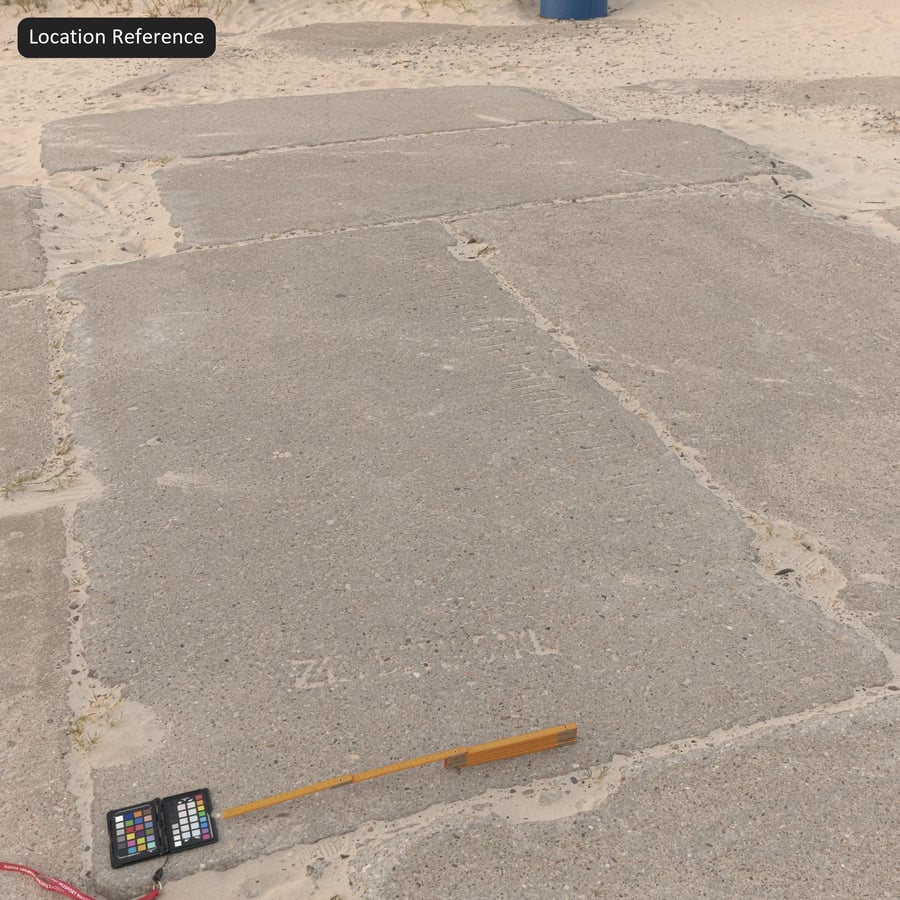 Worn Concrete Slab Road Texture