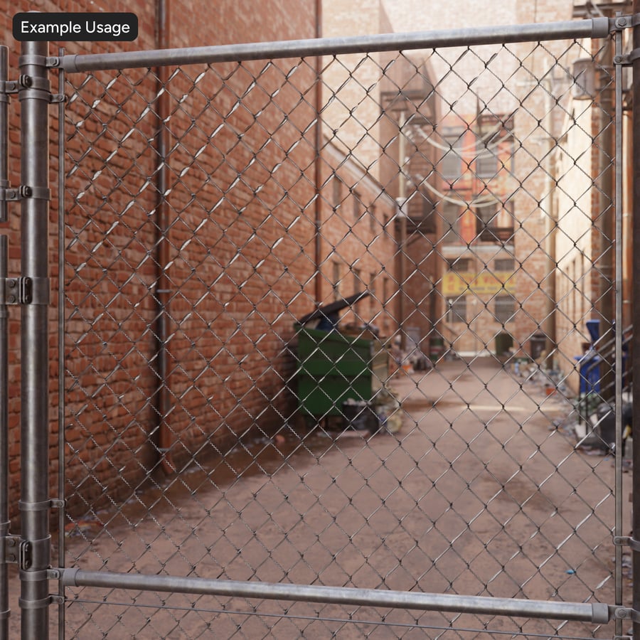 Забор Chain Link Metal Texture