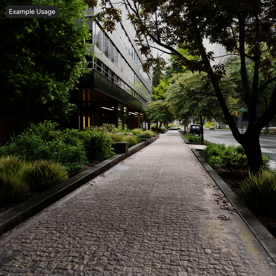 Decorative Square Paver Texture