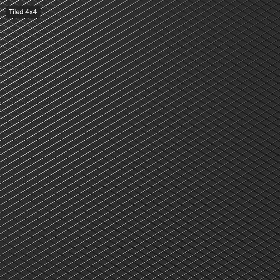 Perforowana metaliczna tekstura Criss Cross